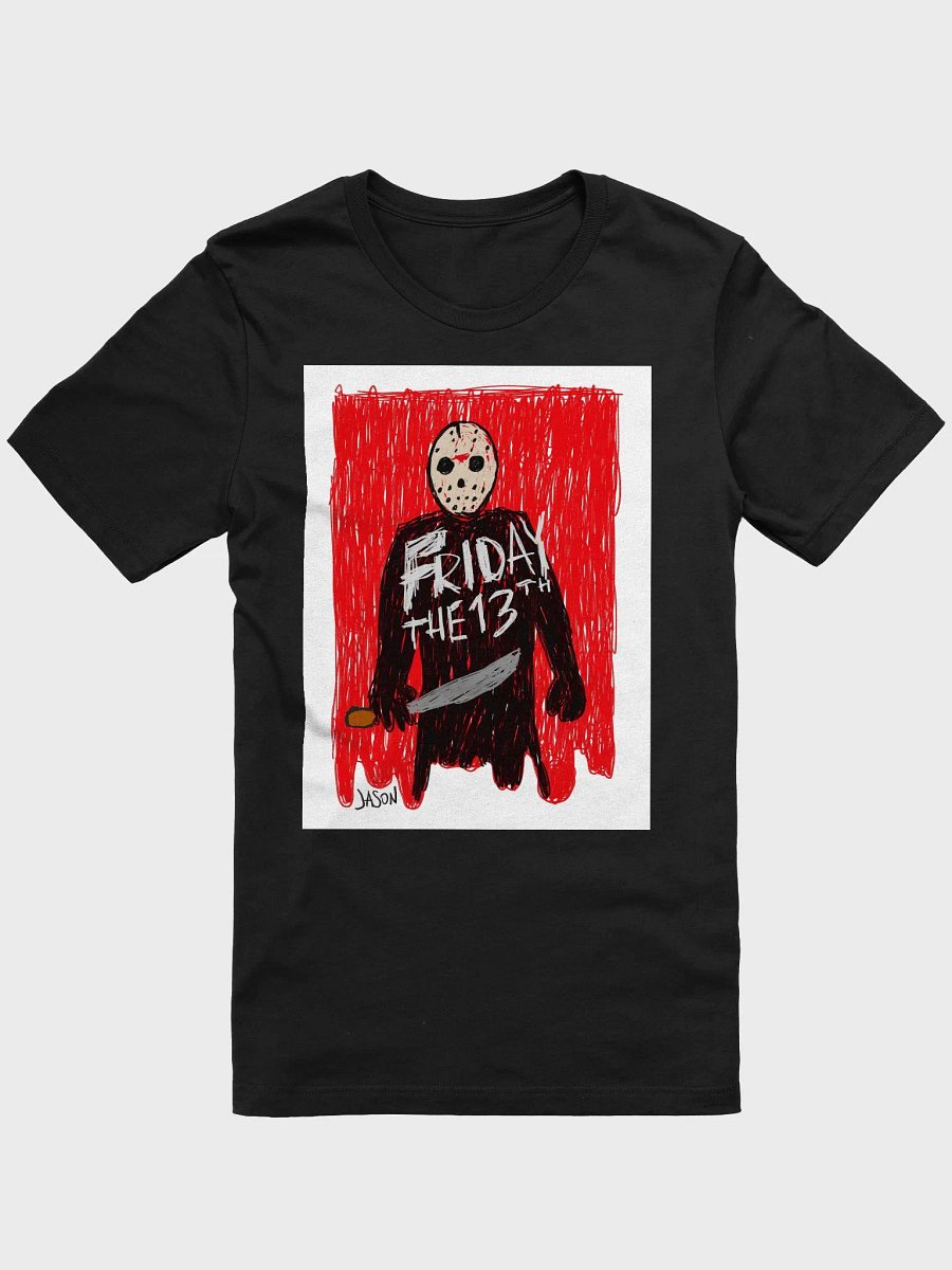 🔪 "JASON" CreepyKids Girl Horror Tee Art Print🔥 product image (1)