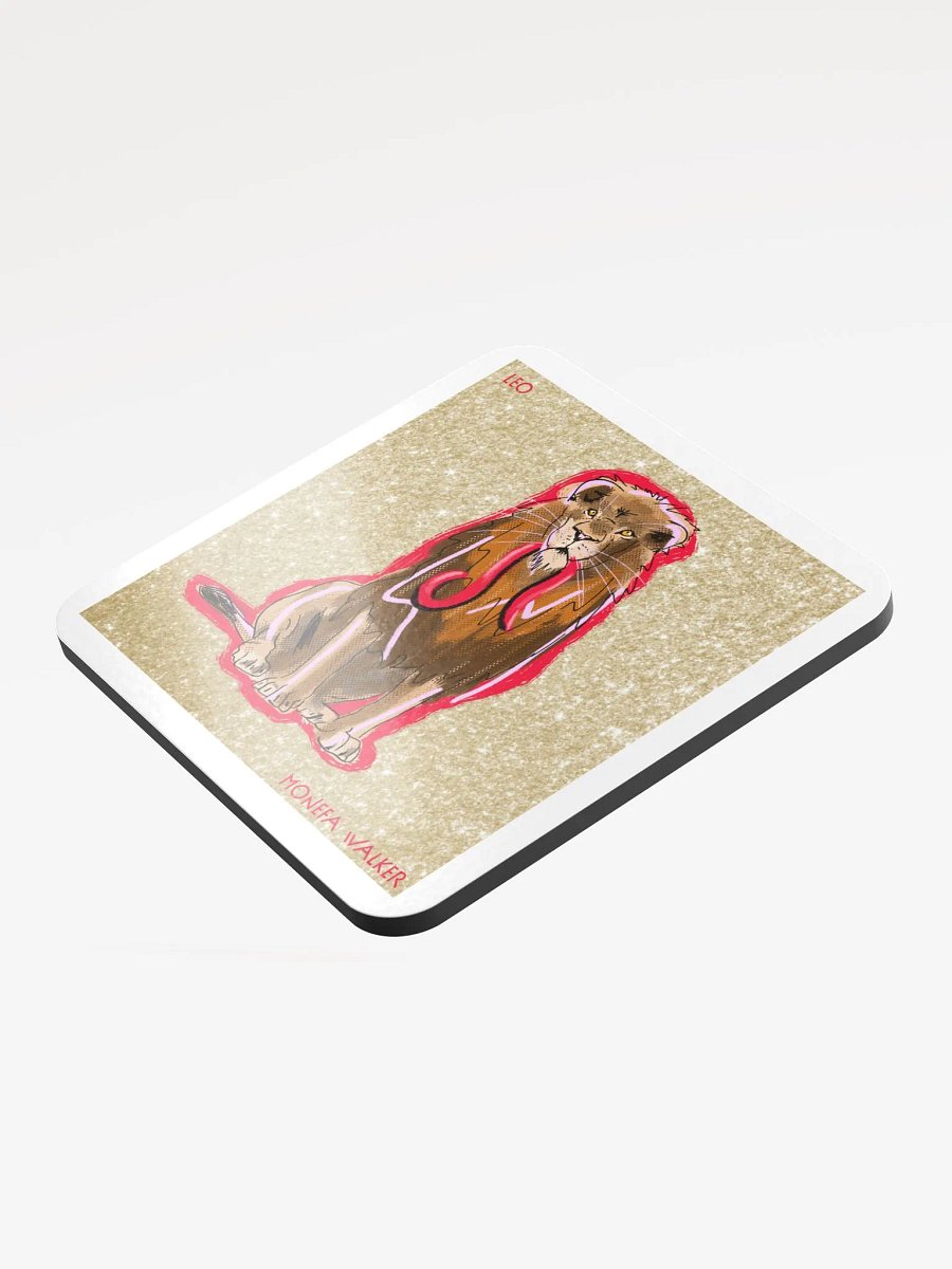 Glossed cork coaster product image (3)