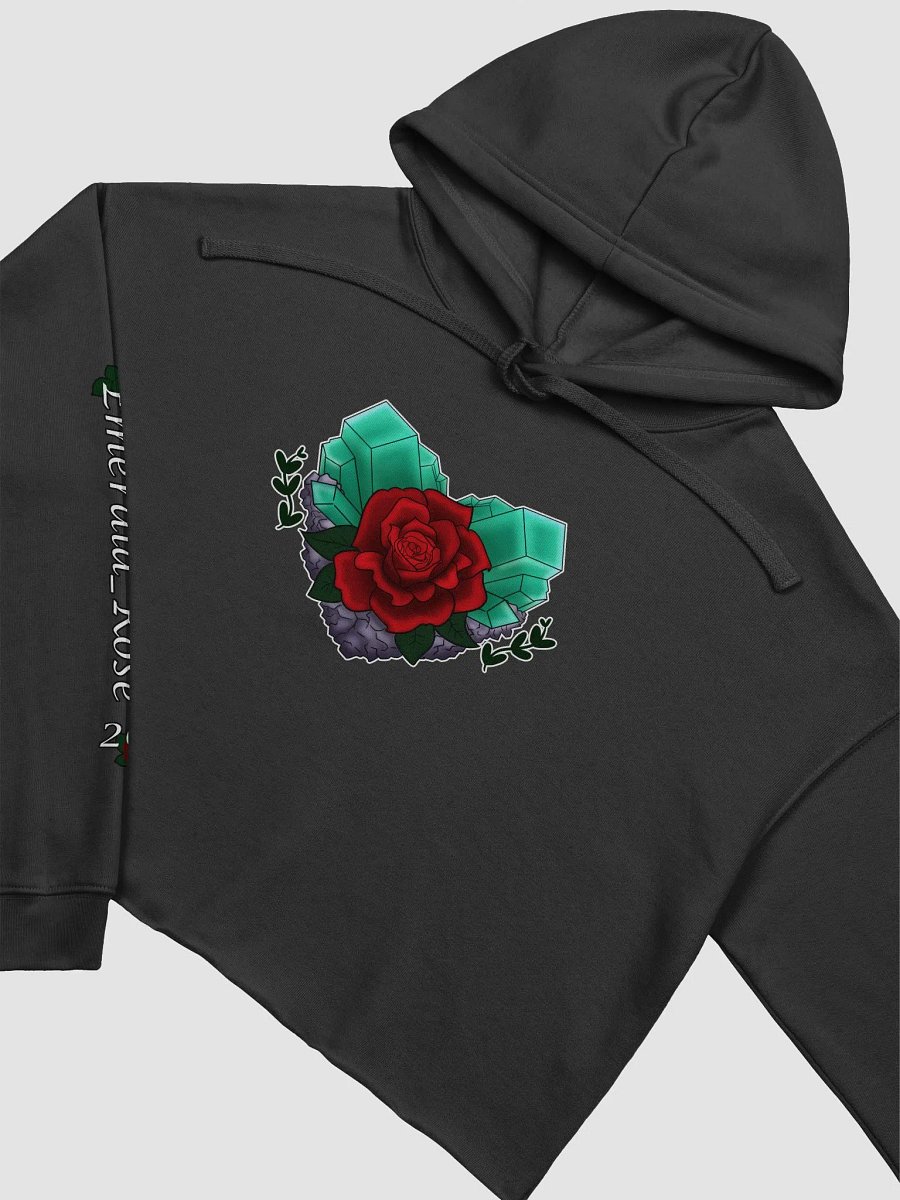 Emerald Heart Croptop Hoodie product image (3)