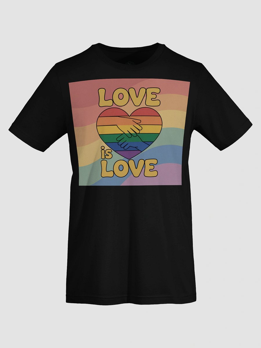 Unisex 'Love is Love' Rainbow Heart T-Shirt - TDS Music product image (72)