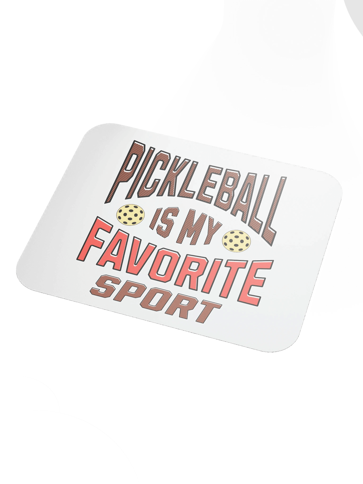 Pickleball Is My Favorite Sport Passion Mouse Pad product image (3)