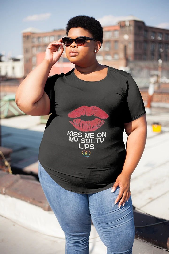 LGBTQ+ T-Shirt - Kiss Me On My Salty Lips (dark) product image (2)