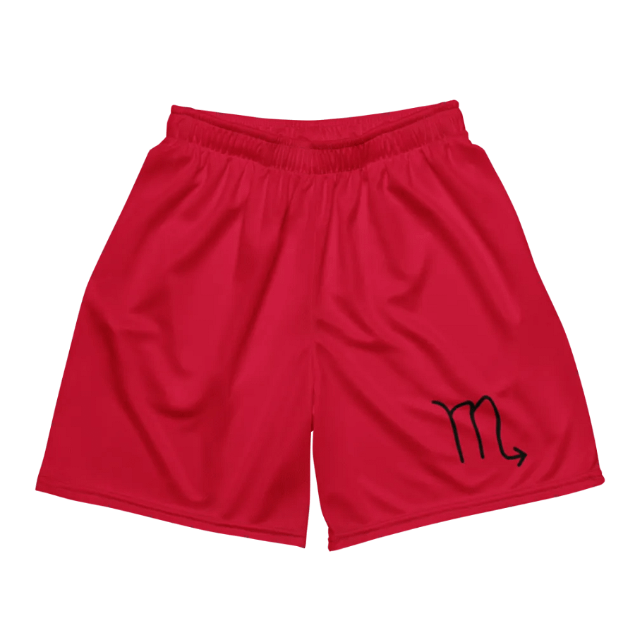 Scorpio Symbol All-Over Print Mesh Shorts product image (2)
