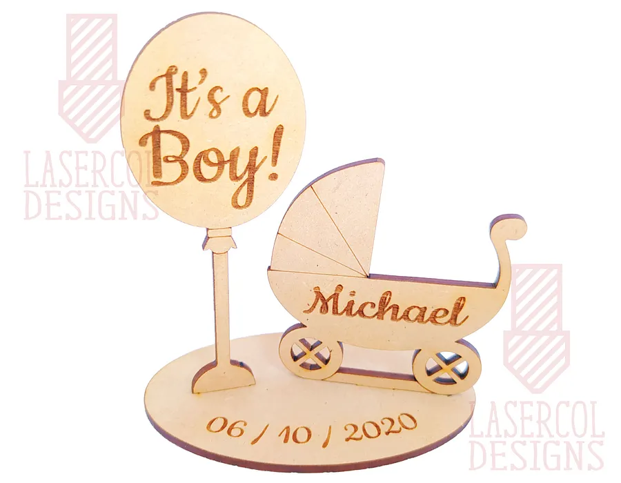 Baby Shower Gift- Laser Cut Files product image (3)