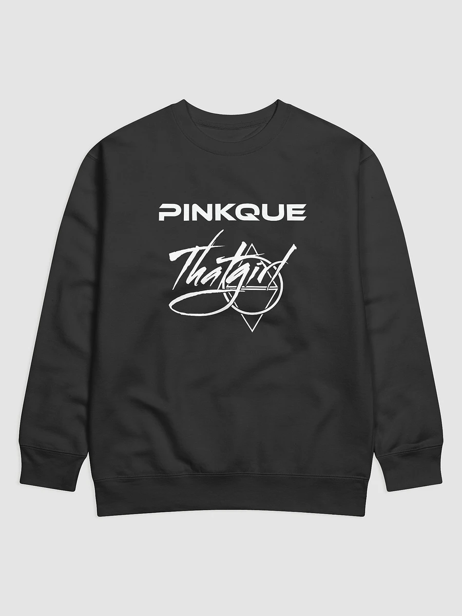 PINKQUE X THAT GIRL | BREATHE FIRE UNISEX PREMIUM COTTON SWEATSHIRT [COLLAB SERIES] (LOGOS FRONT & LYRICS BACK) product image (3)