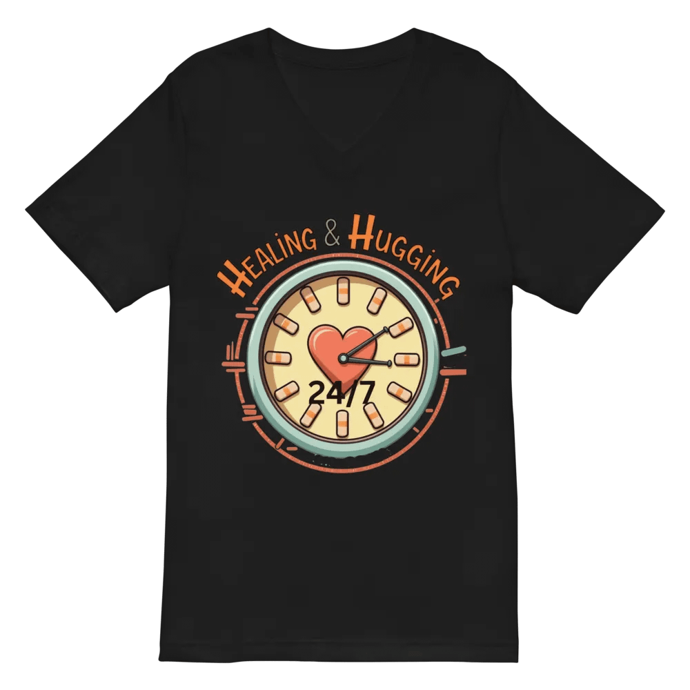 Healing Hearts 24/7 V-Neck Tee product image (3)