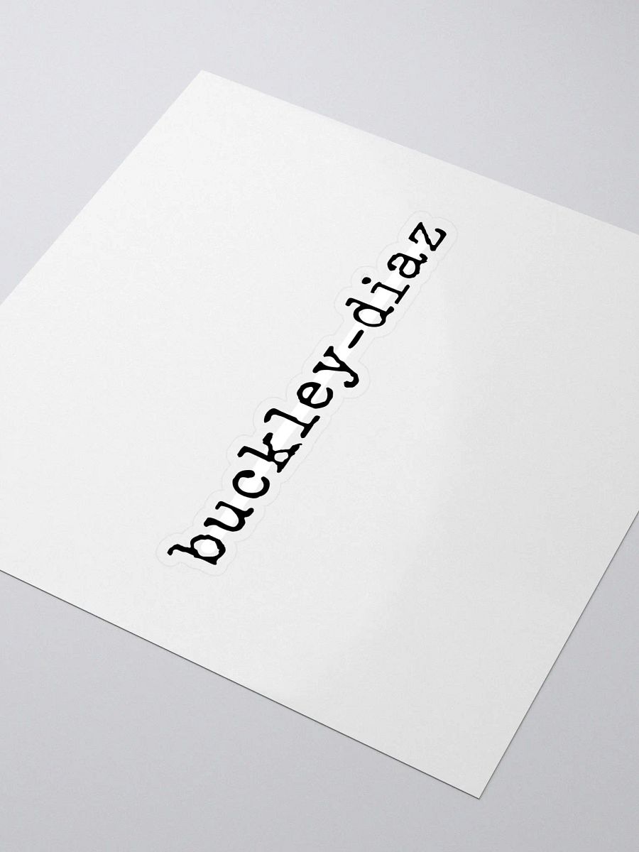 Buckley-Diaz Sticker product image (3)