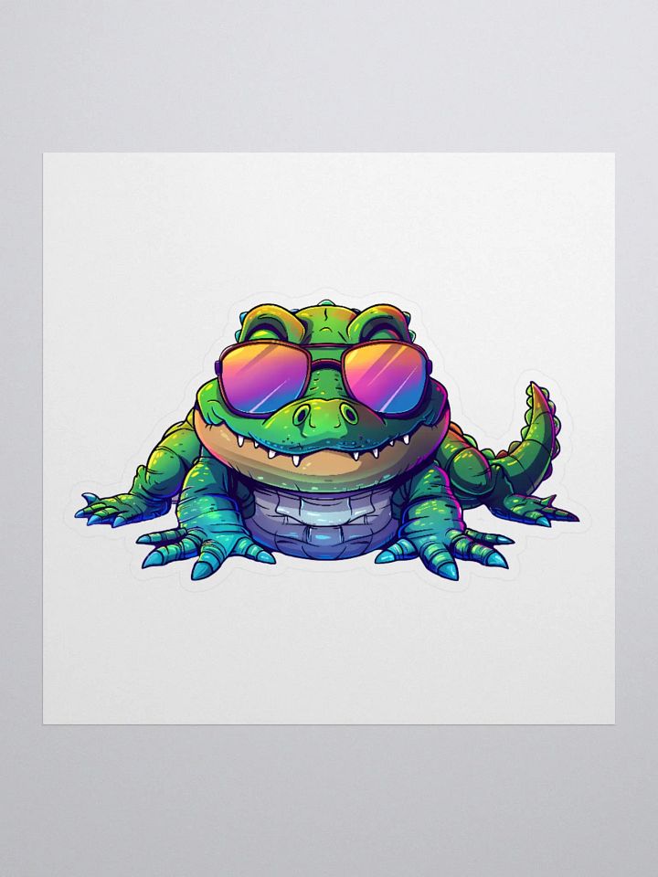 Alligator Wearing Sunglasses product image (1)