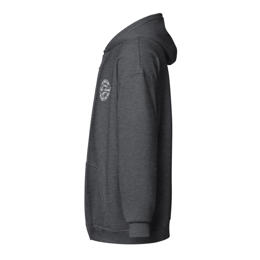 Subtle Anti-Social I Don't Like You Zip Up Hoodie (Front Only) product image (4)