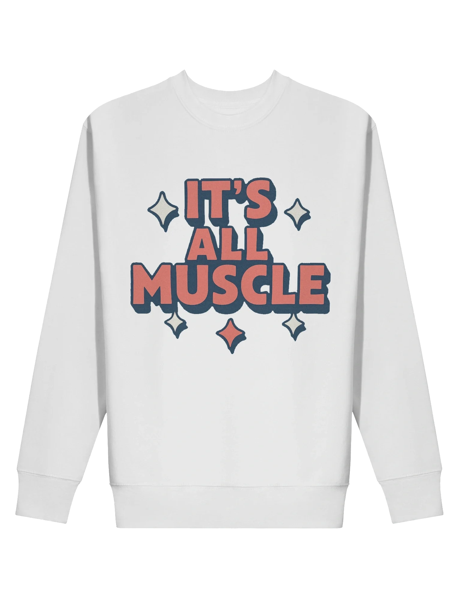 ITS ALL MUSCLE – Retro Typography Design product image (2)