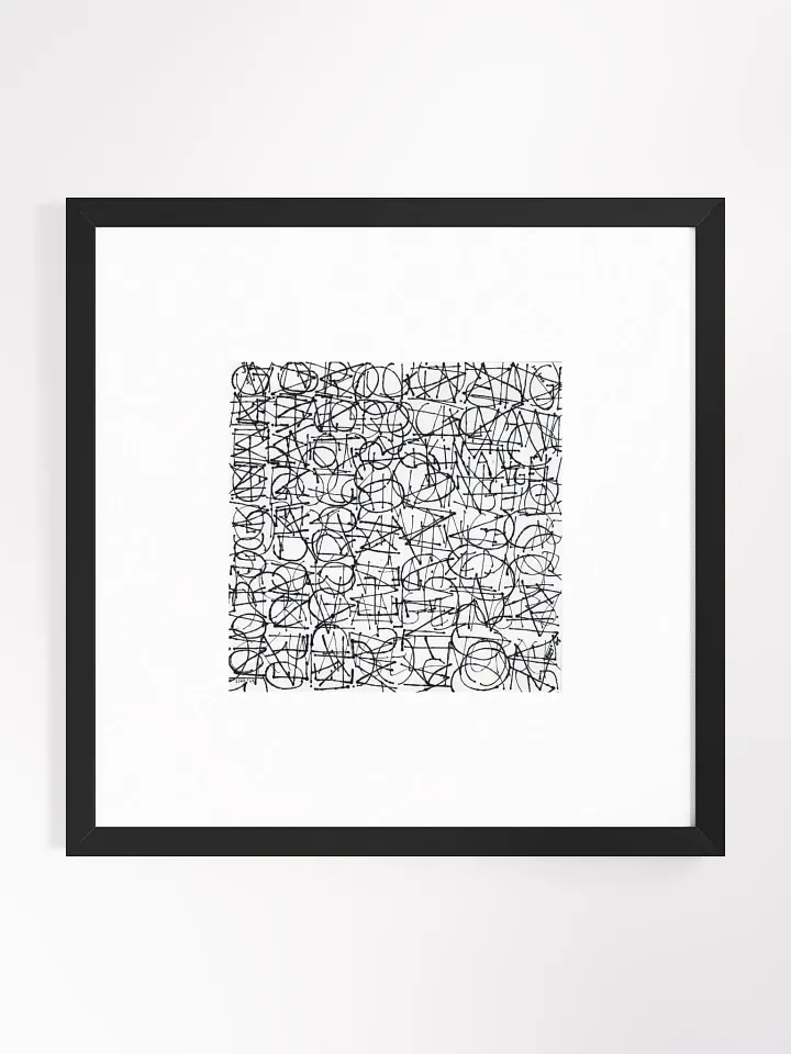 No Rockin' Angel Print Framed product image (1)