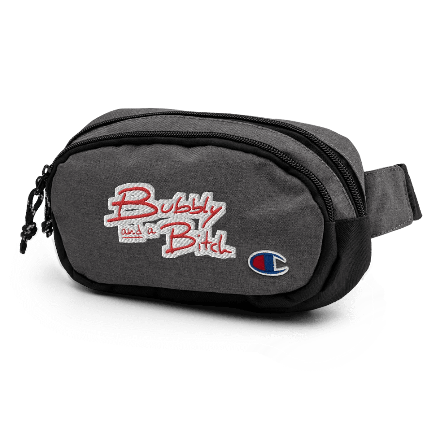 Bubbly and a B*tch (red bubble design) champion fanny pack product image (4)