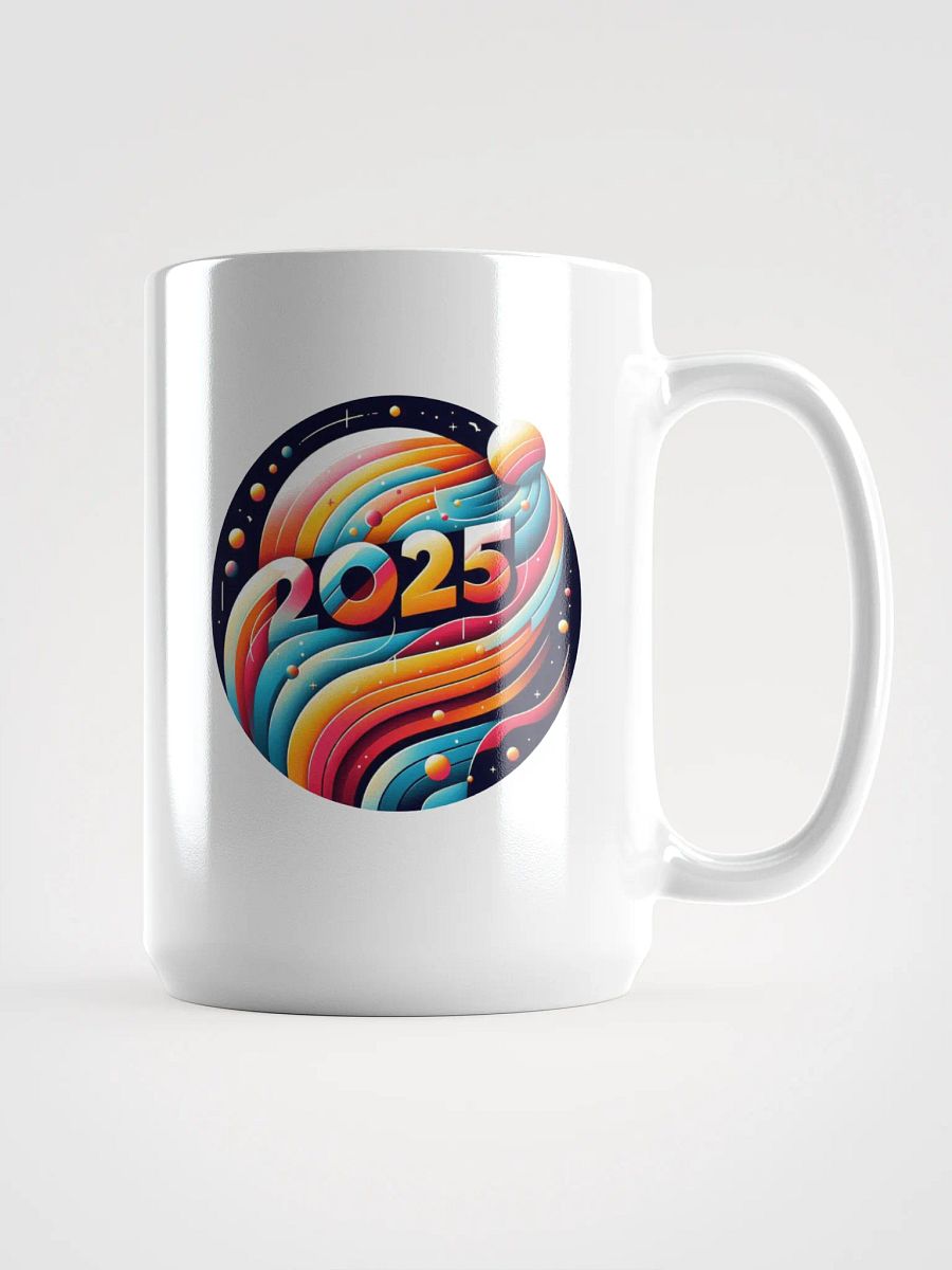 2025 Abstract Vision White Glossy Mug product image (1)