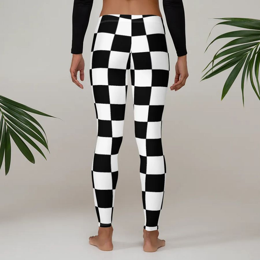Checkerboard Chic All-Over Leggings product image (4)