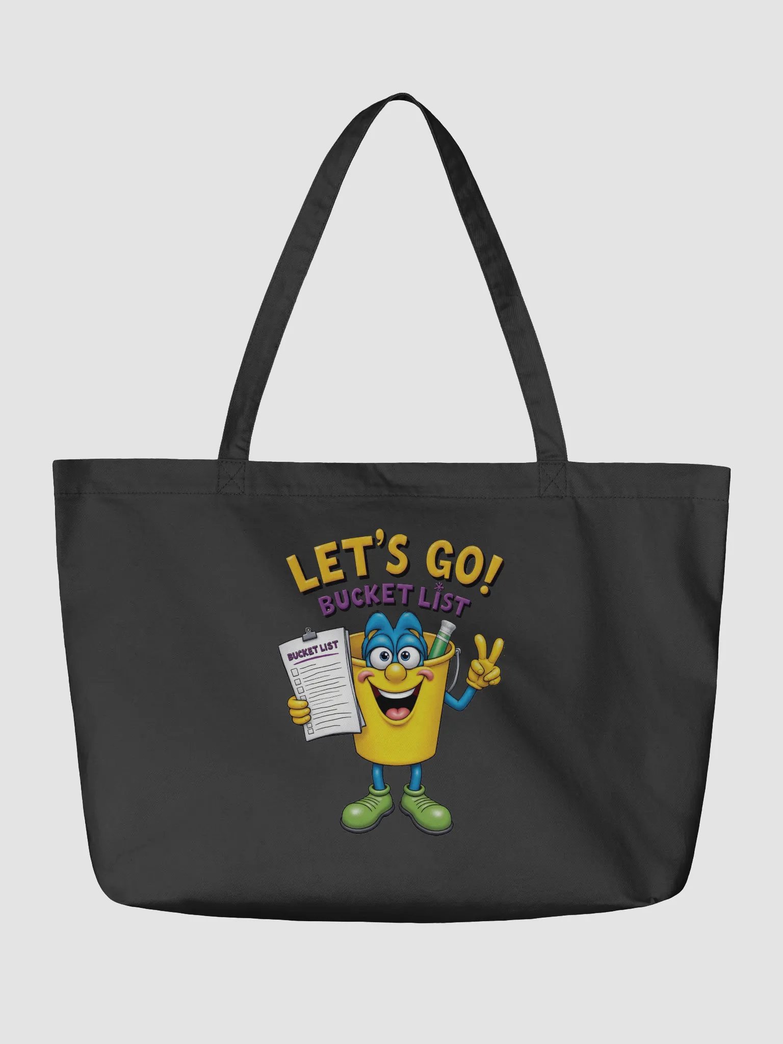 Let's Go! Bucket List Eco Tote product image (3)