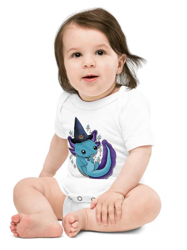Whimsical Wicca Baby Onesie - Axolotl product image (8)