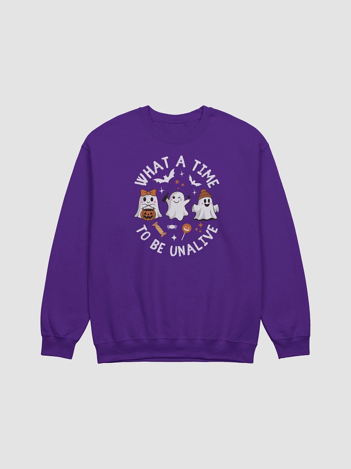 Spooky Season Ghost Sweatshirt - Dark product image (14)