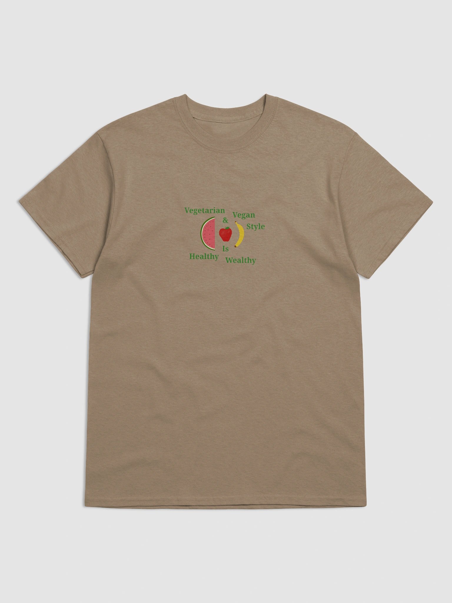 Healthy Wealthy Vegetarian T-Shirt product image (5)