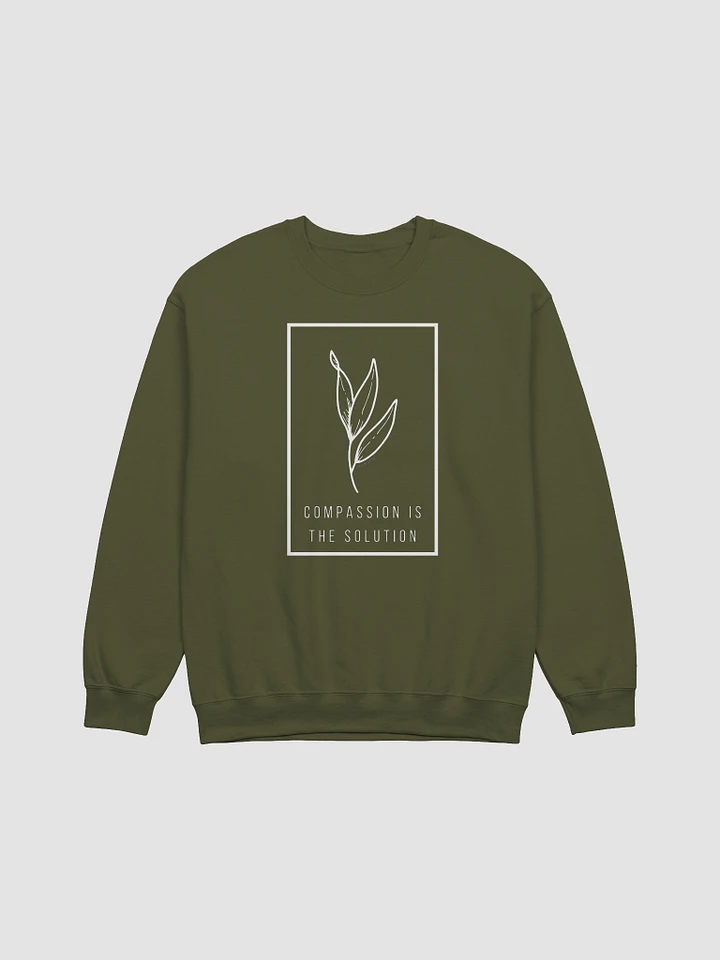 COMPASSION IS THE SOLUTION SWEATSHIRT | Community Over Competition Collection product image (3)