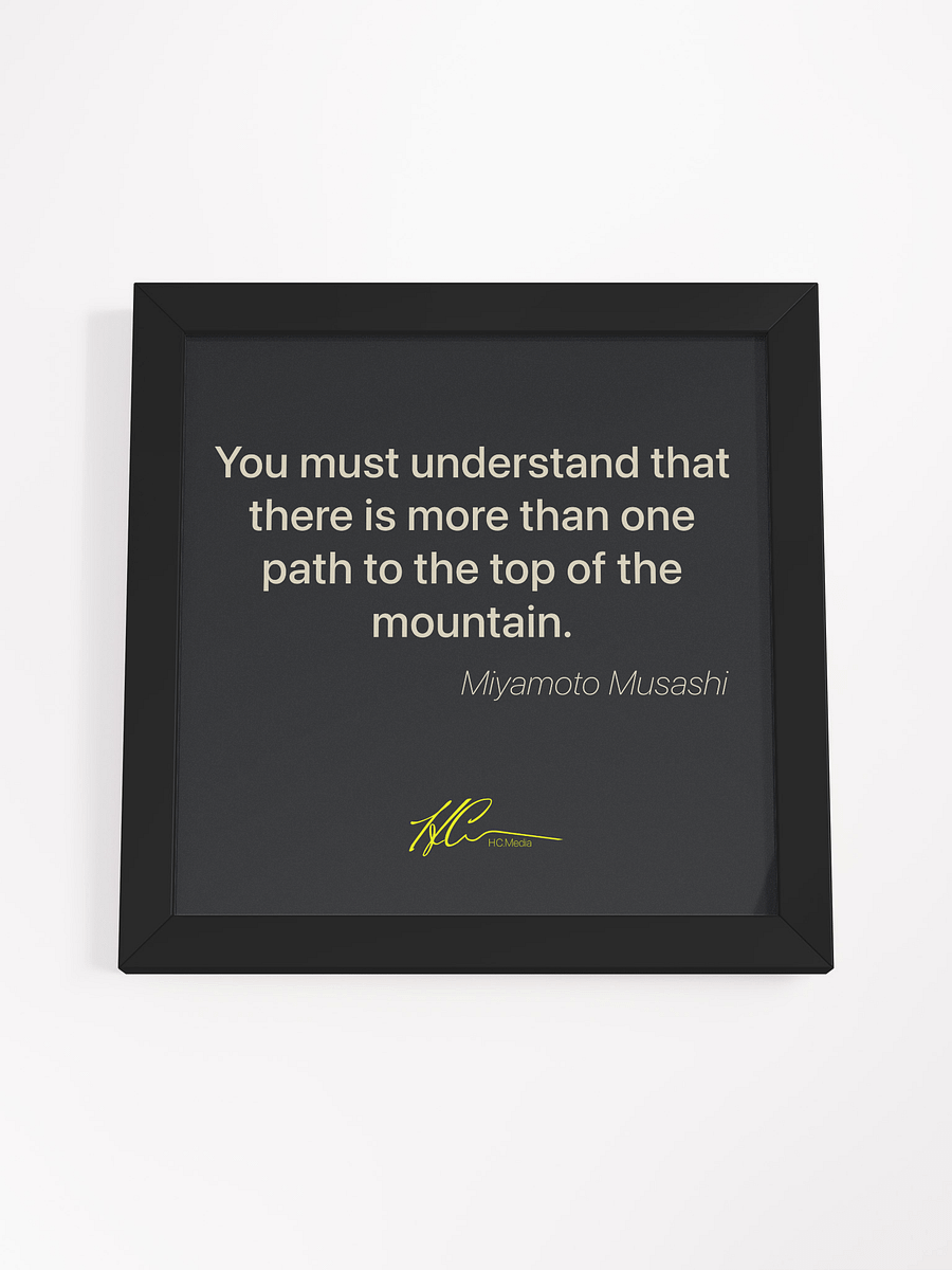 Miyamoto Musashi Q8 - Framed Poster product image (4)