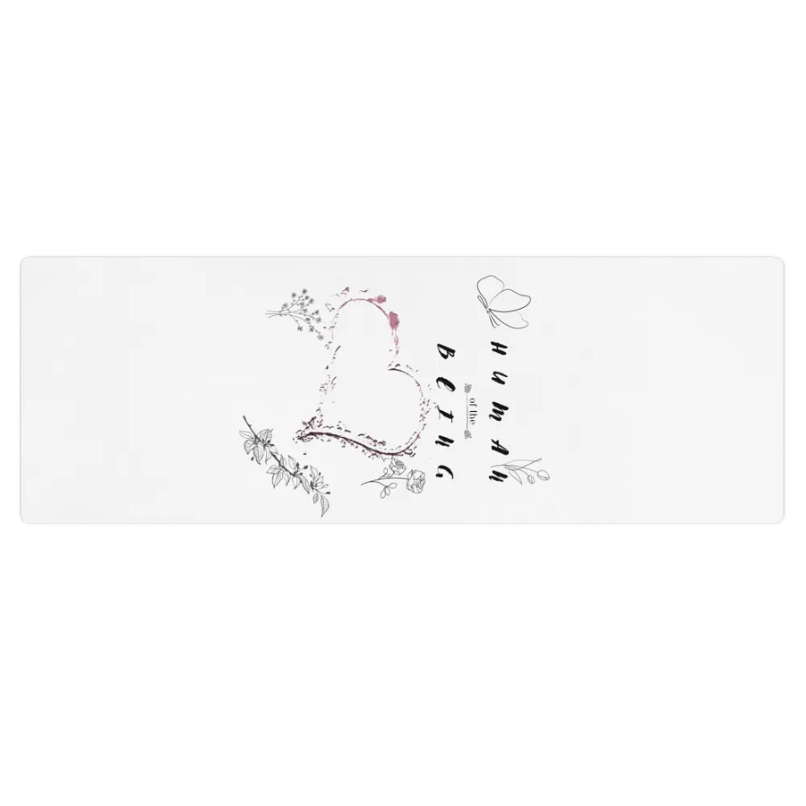 Glittering Heart Yoga Mat, "Human of the Being" product image (2)