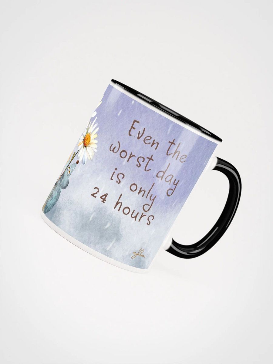 Passing Clouds: Weathering the Storm Ceramic Mug with Quote | 11oz & 15oz Inspirational Coffee Mug | Resilience & Hope Design product image (4)