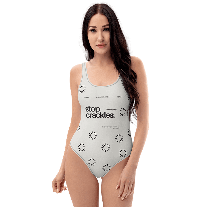 Stop Crackles One Piece Swimsuit product image (1)