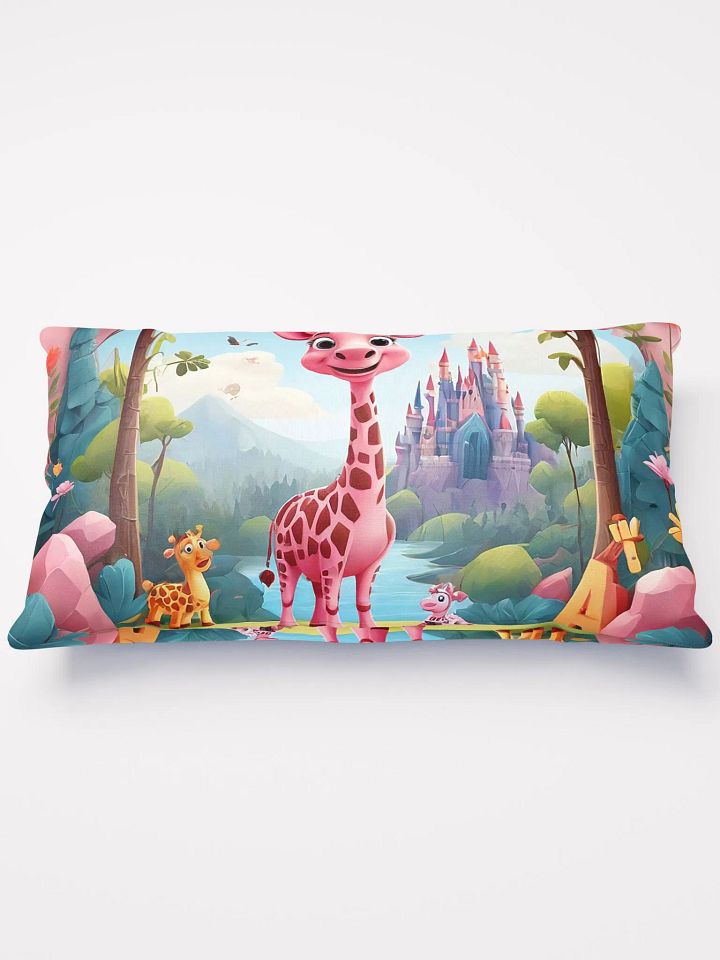 pink giraffe with flower and book product image (3)