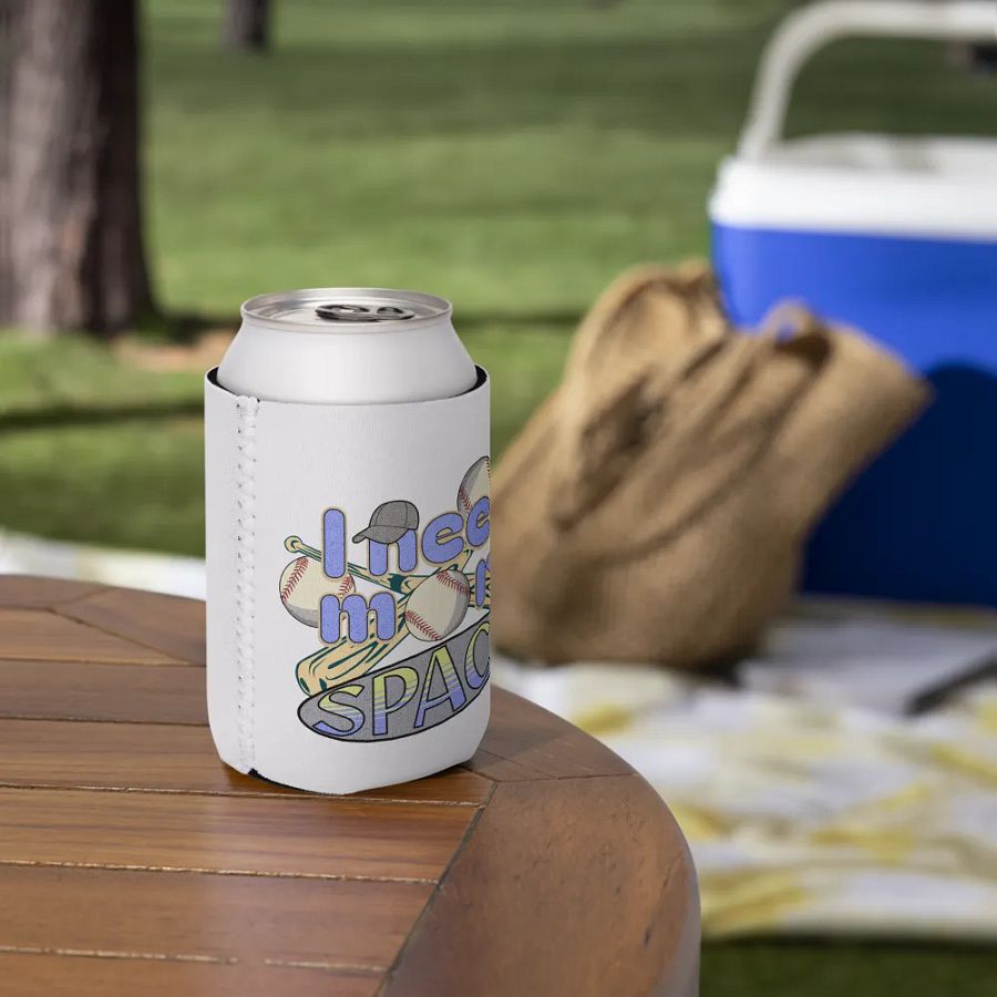 I Need More Space Baseball Coozie Can Cooler product image (6)