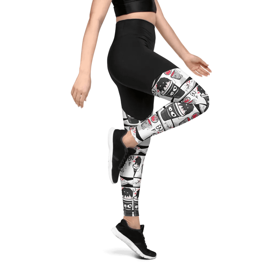Spiky Coffee Cup Chaos Leggings product image (10)
