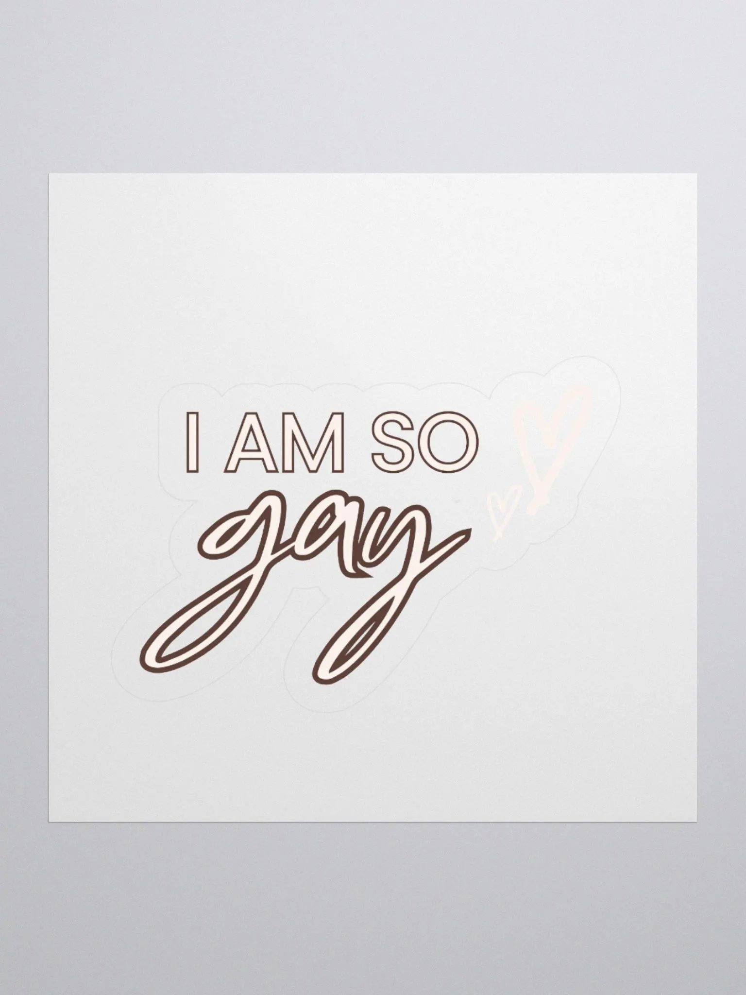 I am so gay sticker product image (1)