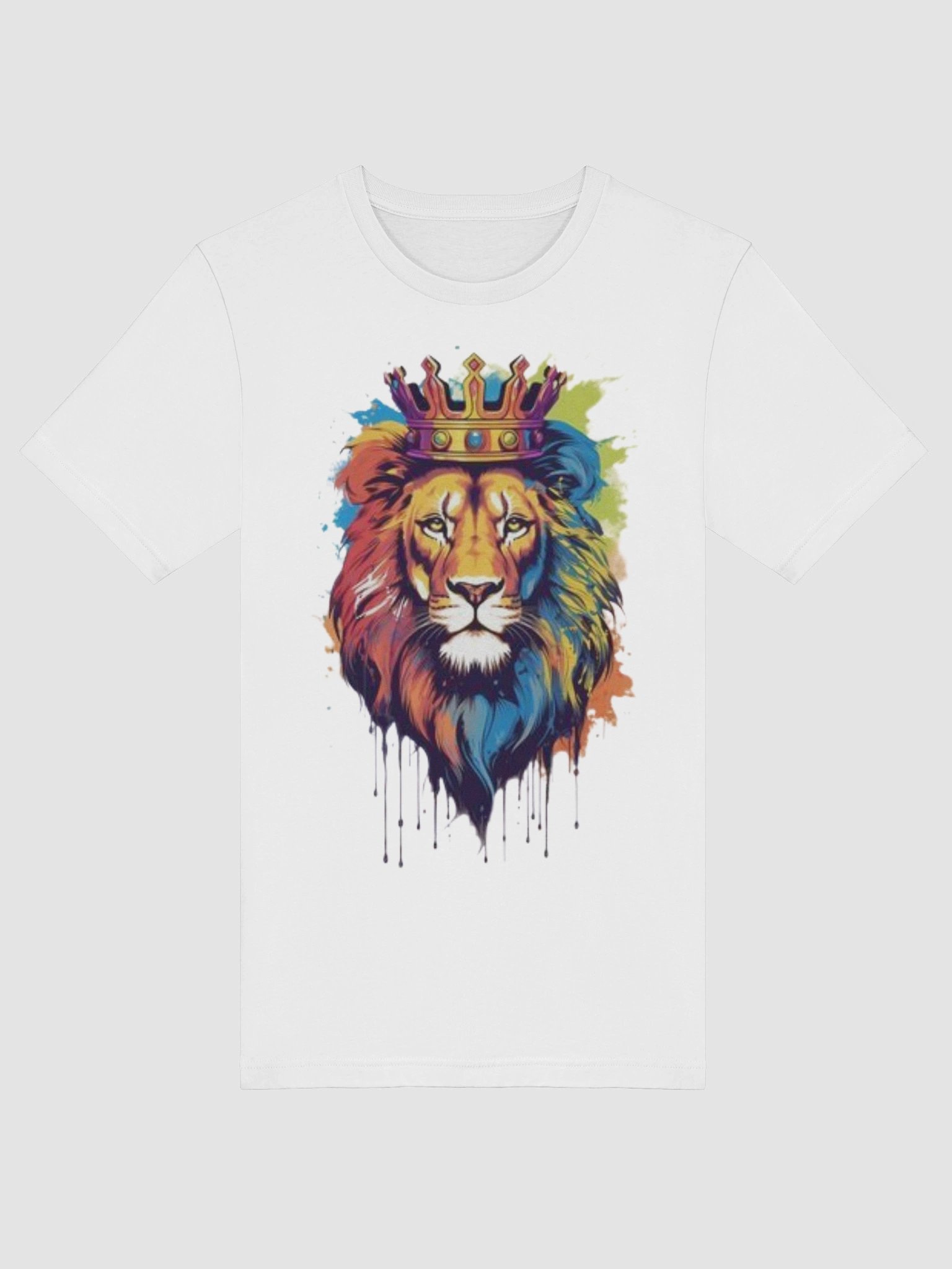 Crowned Majesty Lion T-Shirt product image (3)