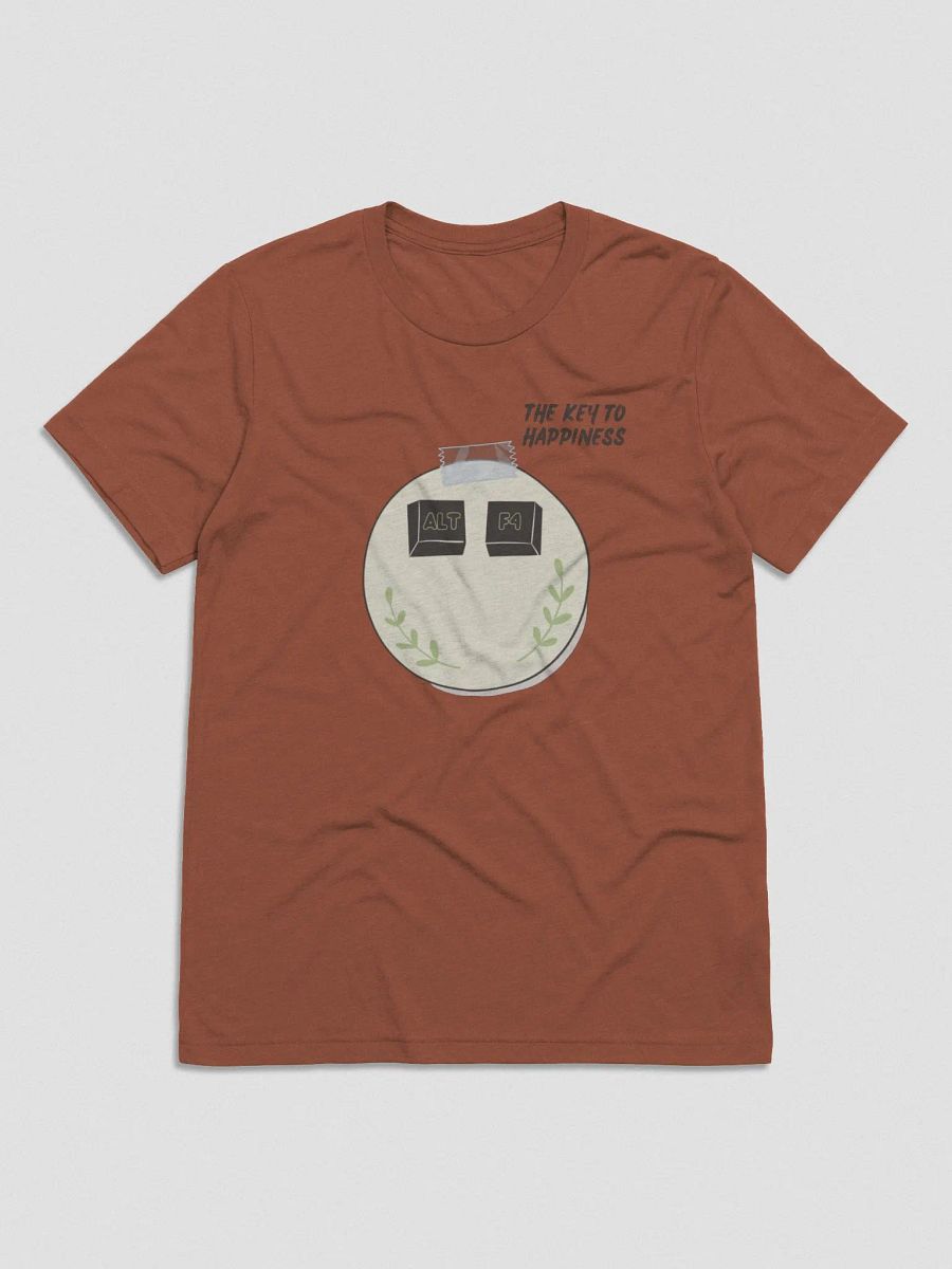 The Key to Happiness Triblend T-shirt product image (2)