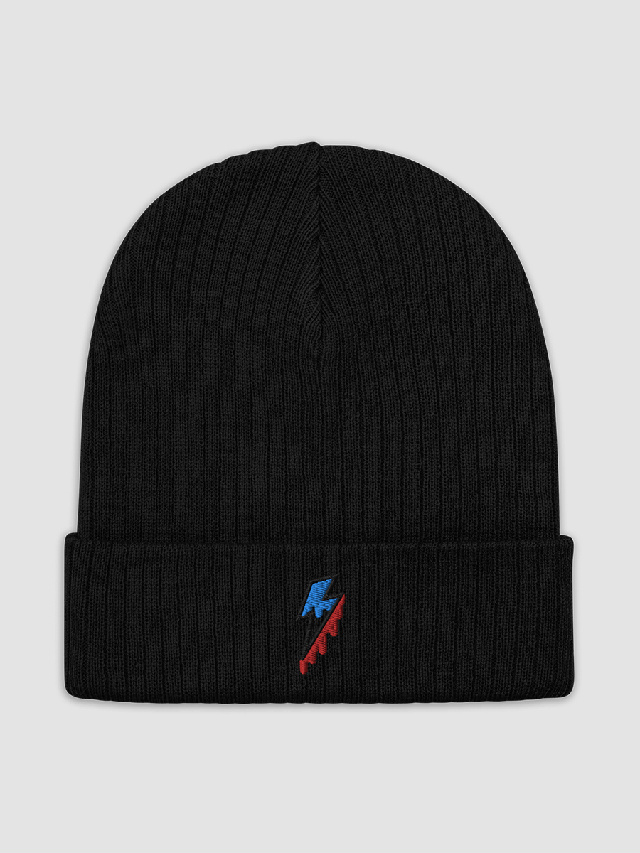 Embroidered Initials - Ribbed Knit Beanie product image (2)