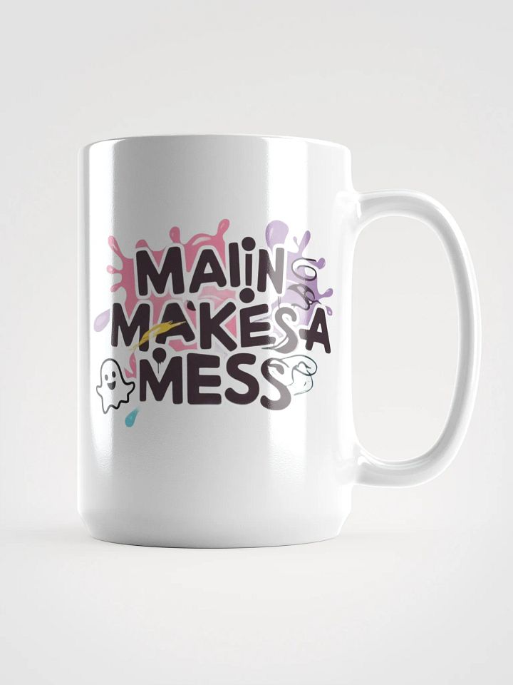 Malinmakesamess - Mug (ghost logo) product image (1)