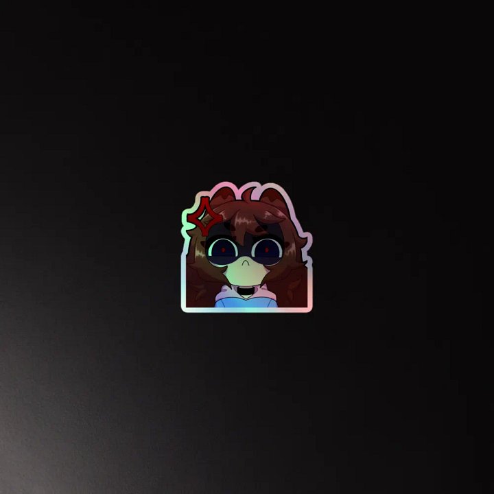 Wolfy Angy Holo Sticker product image (2)