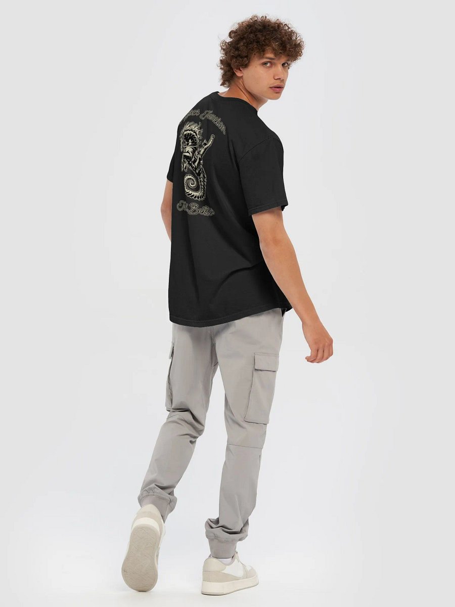 CUHBOY & SEAHORSE T SHIRT (BLACK) product image (8)