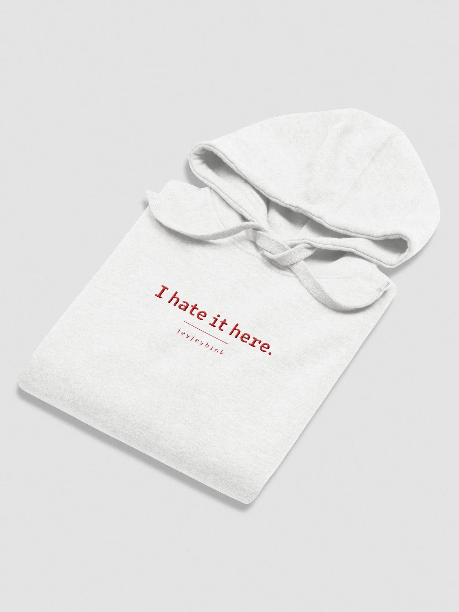 I hate it here - Embroidered hoody product image (26)