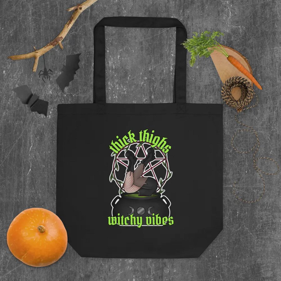 Thick Thighs Witchy Vibes Tote Bag product image (6)