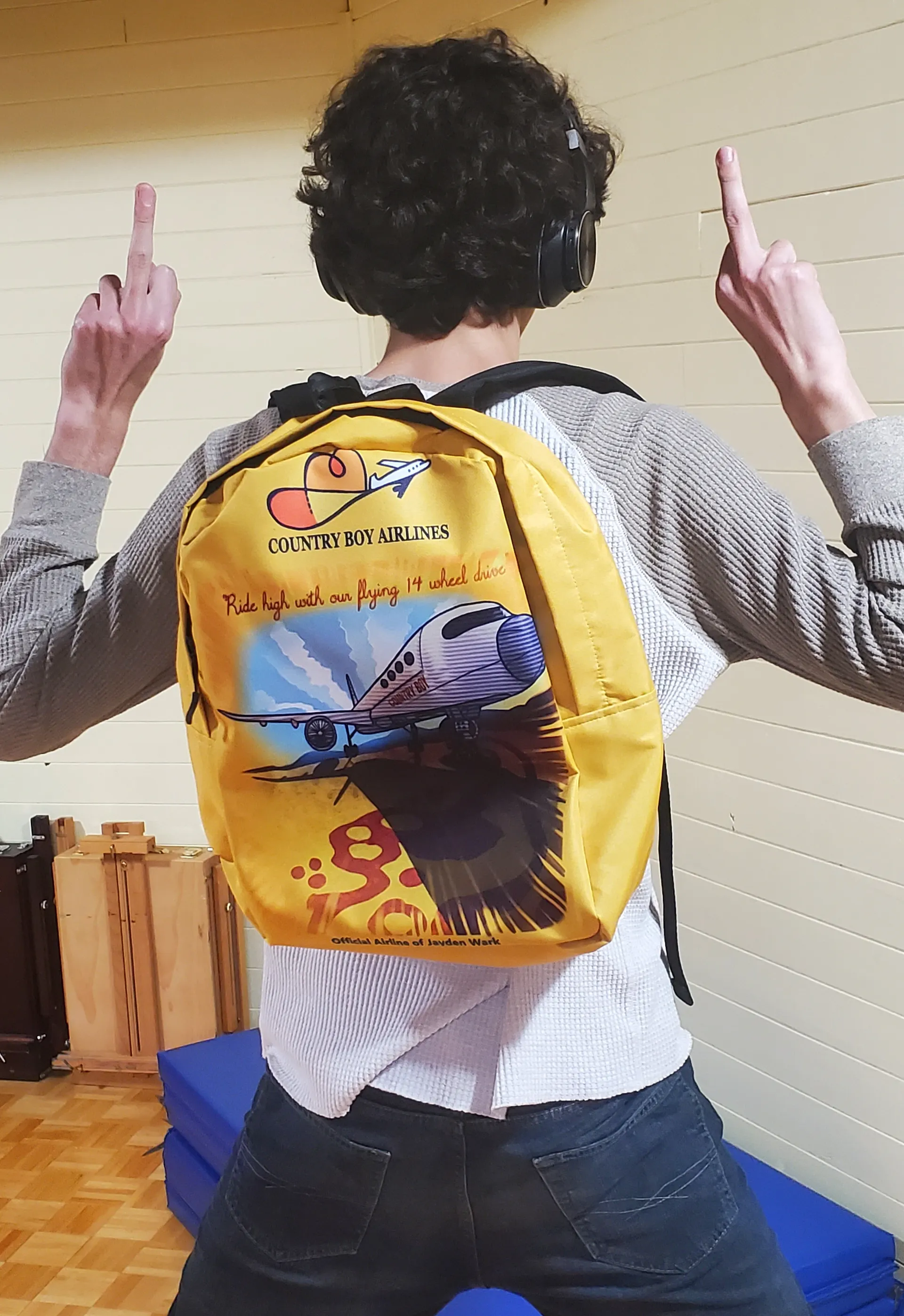 The Ugliest Backpack You ve Ever Seen Country Boy In The Sky Jayden Wark Merch Shop