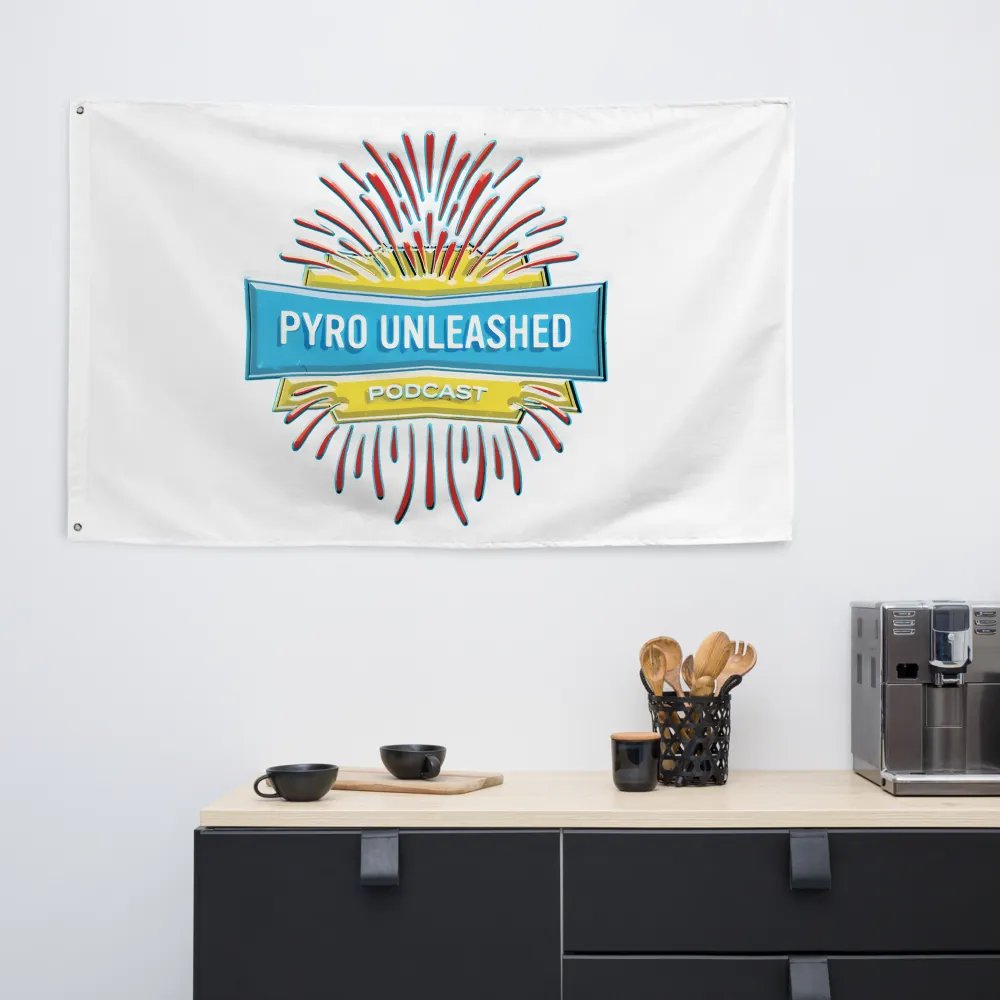 Pyro Unleashed Podcast Flag product image (6)