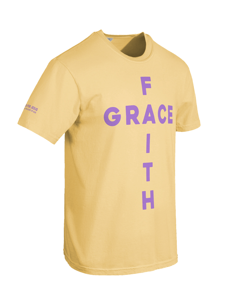 By Grace Through Faith Cross T-Shirt product image (9)
