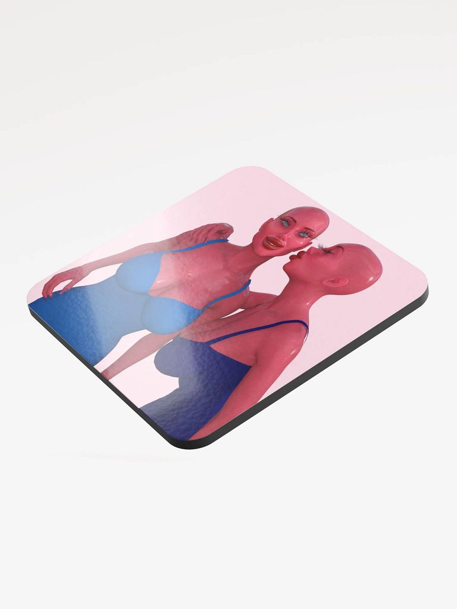 Plastic twins coaster product image (3)