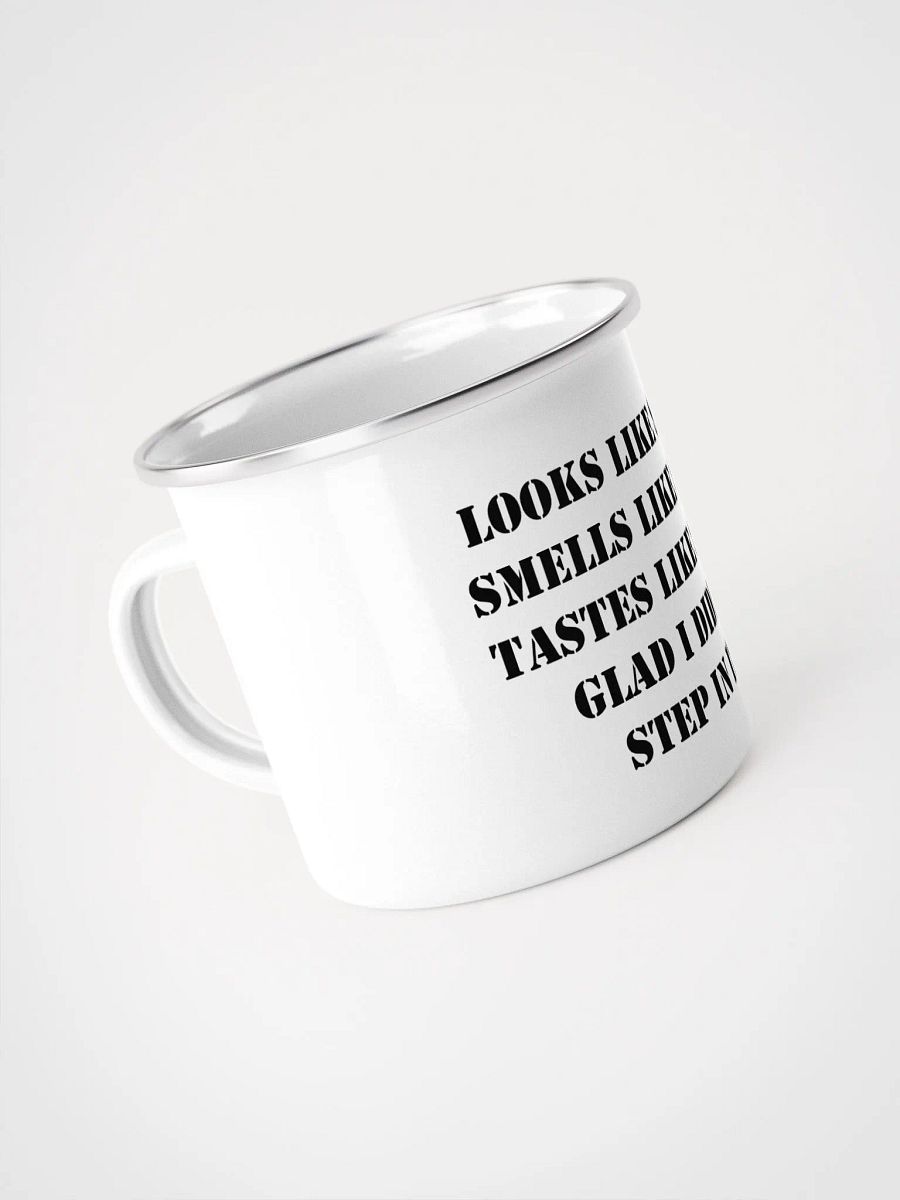 Looks like, smells like, tastes like... enamel cup. product image (4)