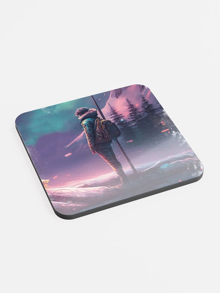 Without You Glossed Cork Coaster product image (2)
