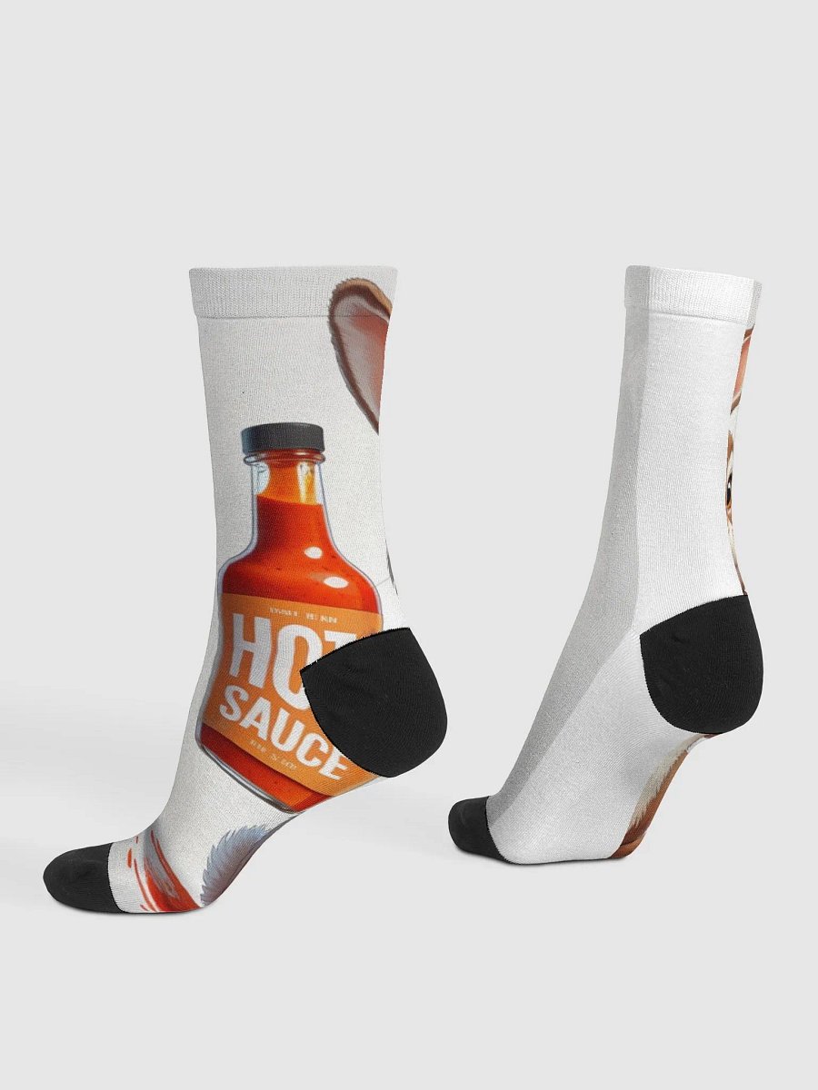Hoppin' Hot Sauce Crew Socks product image (3)