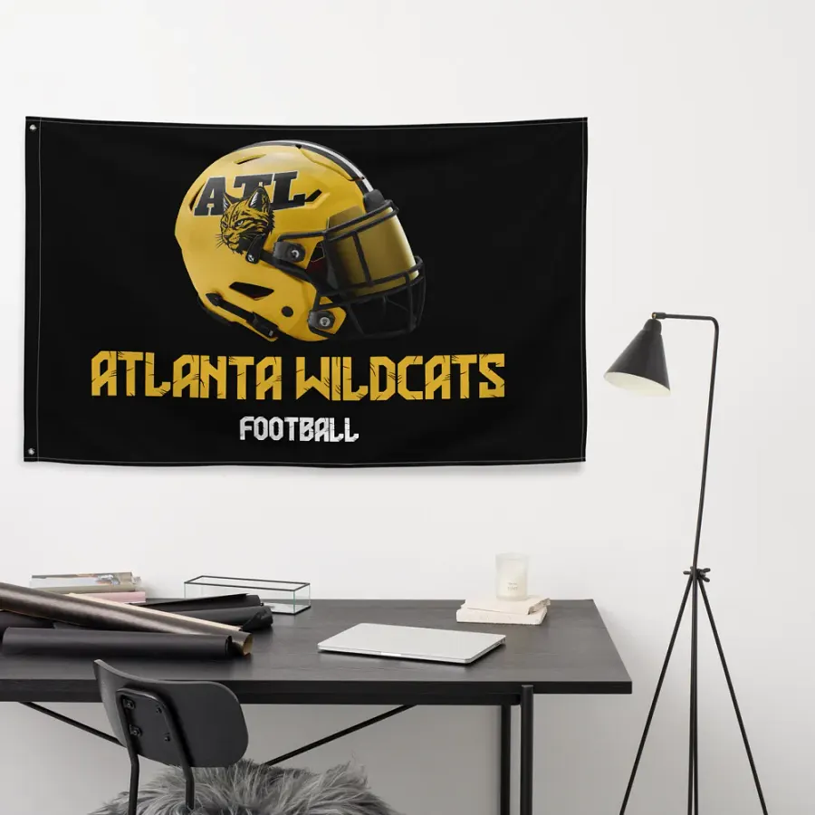 Atlanta Wildcats Team Flag product image (9)
