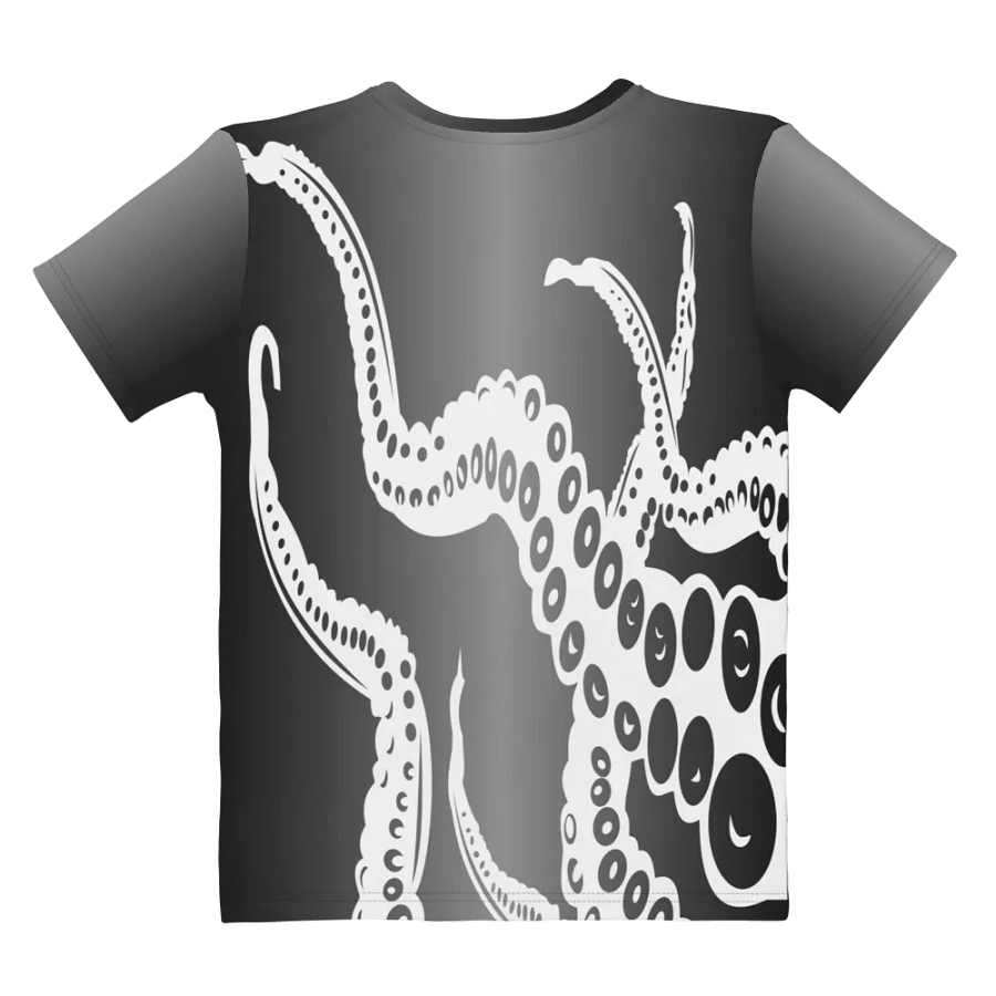 Octopus Tentacles White All Over Print T-shirt product image (9)