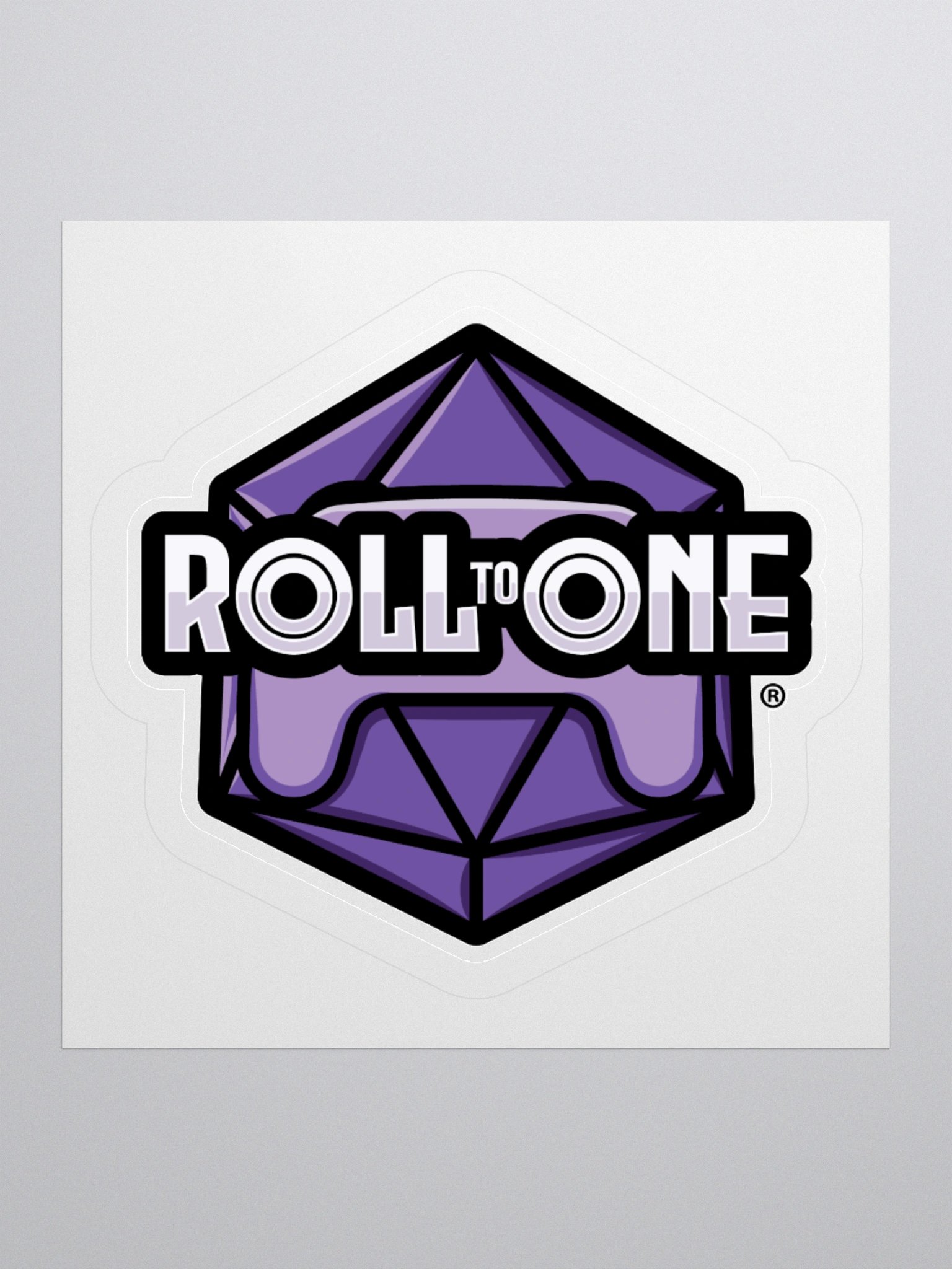 Roll to One Classic Logo Sticker product image (2)