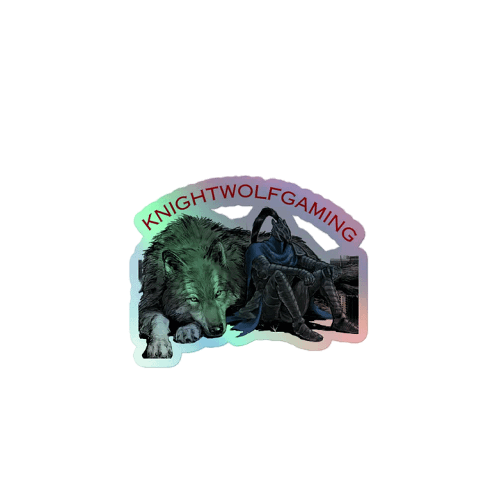 KnightWolf Holographic Sticker Sheet product image (1)